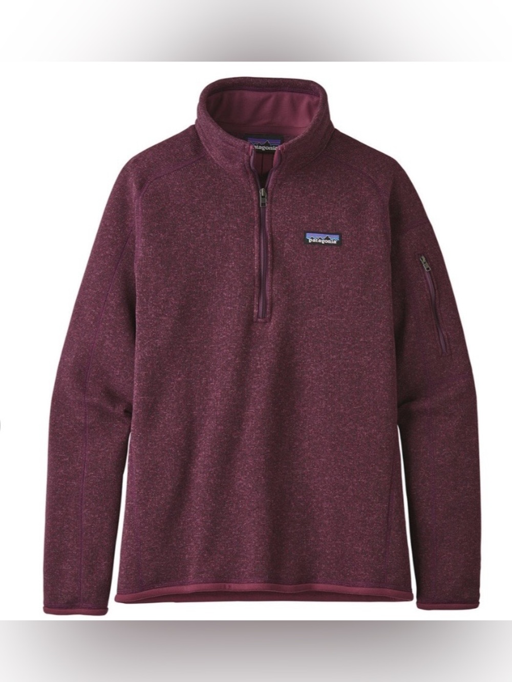 Patagonia Women’s Better Sweater Fleece Jacket Pullover 1/4 Zip Size L
